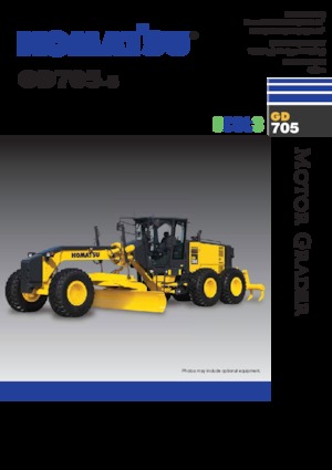 Gredere Komatsu GD705-5