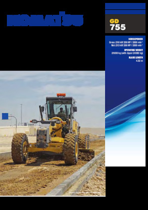 Gredere Komatsu GD755-5R