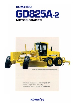 Gredere Komatsu GD825A-2