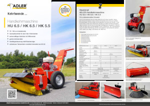 Măturători stradale controlate manual Adler HK 5.5