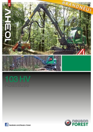 Utilaje de recoltat bușteni Neuson Forest 103HV