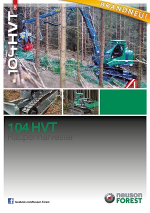 Utilaje de recoltat bușteni Neuson Forest 104HVT