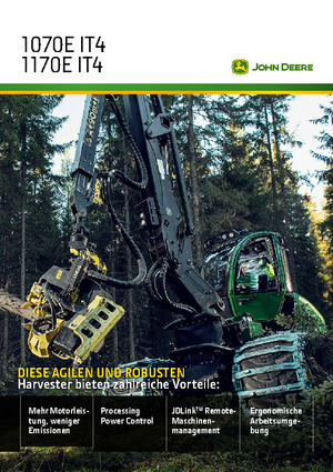 Utilaje de recoltat bușteni John Deere 1070 E IT4