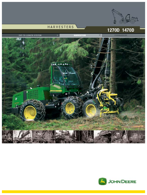 Utilaje de recoltat bușteni John Deere 1470 D Eco III