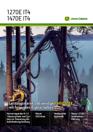 Utilaje de recoltat bușteni John Deere 1470 E IT4