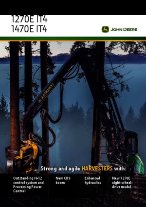 Utilaje de recoltat bușteni John Deere 1270 E IT4