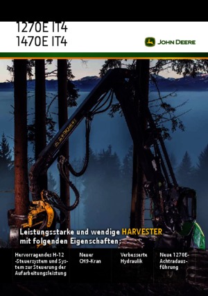 Utilaje de recoltat bușteni John Deere 1270 E IT4