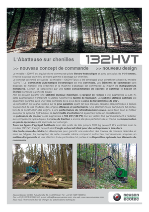 Utilaje de recoltat bușteni Neuson-Ecotec 132 HVT