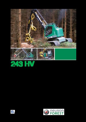 Utilaje de recoltat bușteni Neuson Forest 243HV