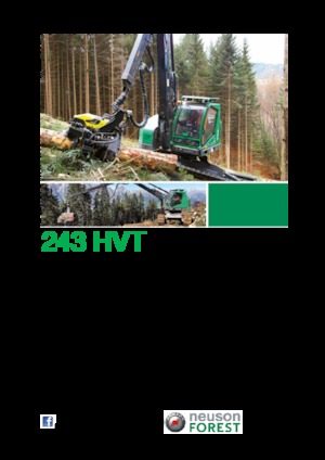 Utilaje de recoltat bușteni Neuson Forest 243HVT