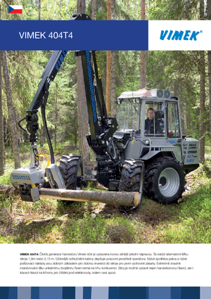 Utilaje de recoltat bușteni Vimek 404 T 4