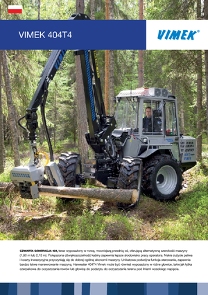 Utilaje de recoltat bușteni Vimek 404 T 4