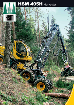 Utilaje de recoltat bușteni HSM 405 H1 8WD