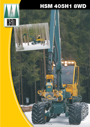 Utilaje de recoltat bușteni HSM 405 H1 8WD