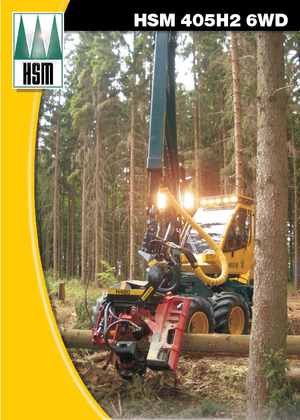 Utilaje de recoltat bușteni HSM 405 H2 6WD