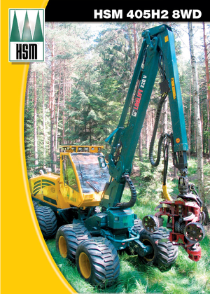 Utilaje de recoltat bușteni HSM 405 H2 L 8WD