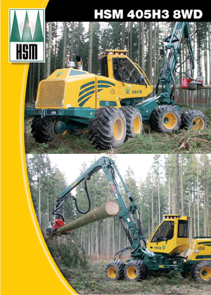 Utilaje de recoltat bușteni HSM 405 H3 8WD