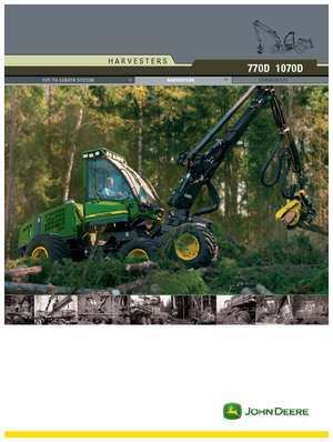 Utilaje de recoltat bușteni John Deere 1070 D