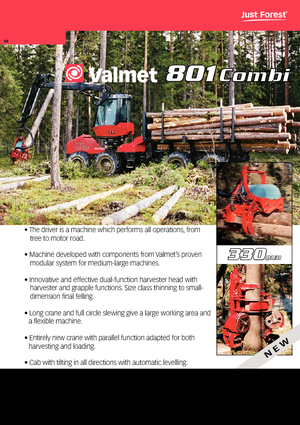 Utilaje de recoltat bușteni Valmet 801 Combi