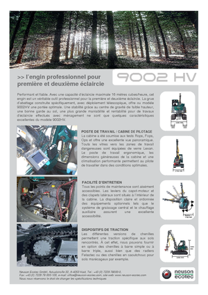 Utilaje de recoltat bușteni Neuson-Ecotec 9002 HV