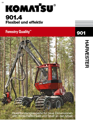 Utilaje de recoltat bușteni Komatsu 901.4