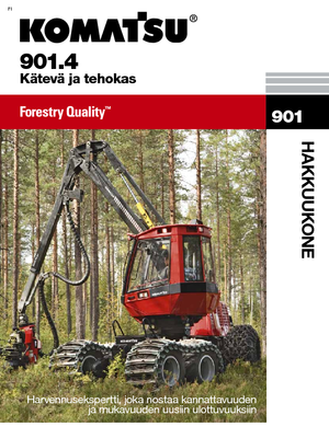 Utilaje de recoltat bușteni Komatsu 901.4