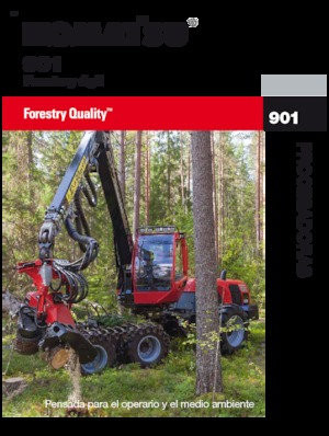 Utilaje de recoltat bușteni Komatsu 901