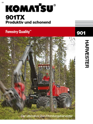 Utilaje de recoltat bușteni Komatsu 901 TX.1