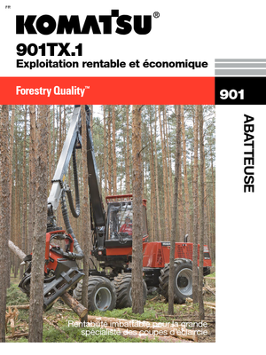 Utilaje de recoltat bușteni Komatsu 901 TX