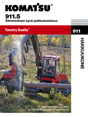 Utilaje de recoltat bușteni Komatsu 911.5