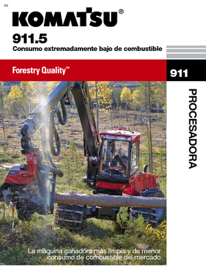 Utilaje de recoltat bușteni Komatsu 911.5