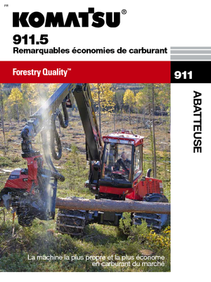 Utilaje de recoltat bușteni Komatsu 911.5