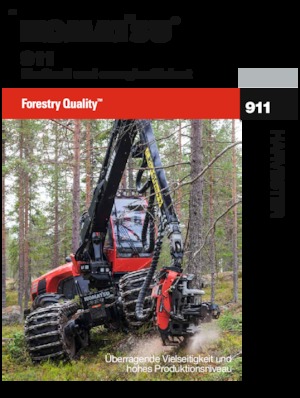 Utilaje de recoltat bușteni Komatsu 911