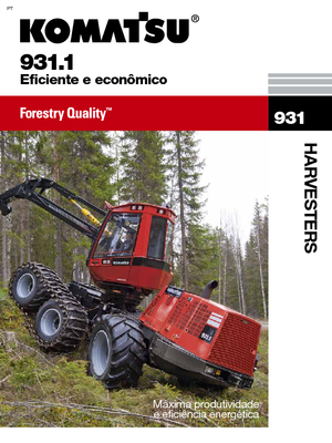 Utilaje de recoltat bușteni Komatsu 931.1