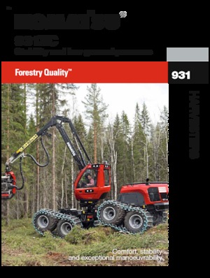 Utilaje de recoltat bușteni Komatsu 931XC