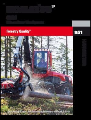 Utilaje de recoltat bușteni Komatsu 951