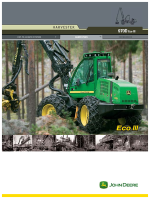 Utilaje de recoltat bușteni John Deere 970 D Eco III