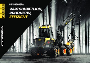 Utilaje de recoltat bușteni Ponsse Cobra