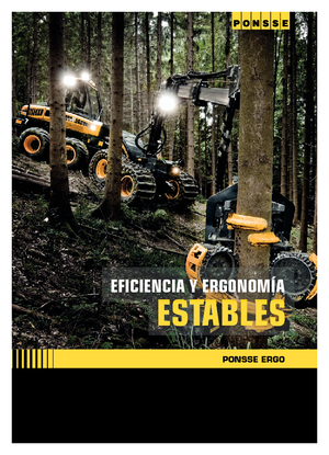 Utilaje de recoltat bușteni Ponsse Ergo