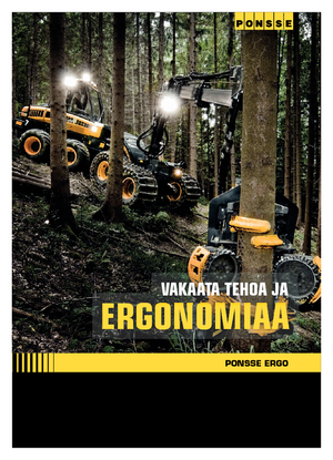 Utilaje de recoltat bușteni Ponsse Ergo