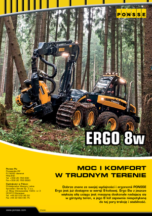 Utilaje de recoltat bușteni Ponsse Ergo