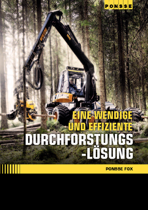 Utilaje de recoltat bușteni Ponsse Fox