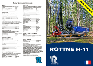 Utilaje de recoltat bușteni Rottne H 11