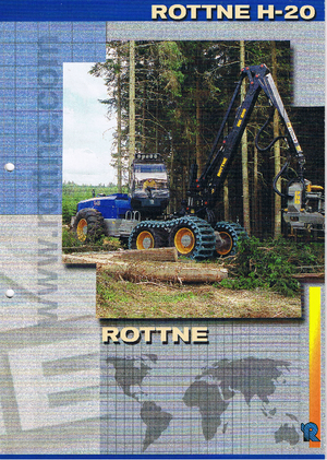 Utilaje de recoltat bușteni Rottne H 20