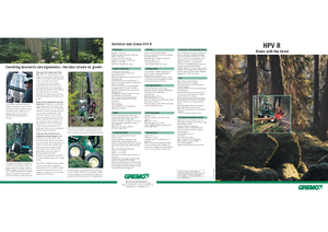 Utilaje de recoltat bușteni Gremo HPV R