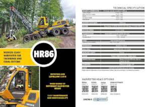 Utilaje de recoltat bușteni Sampo Rosenlew HR86