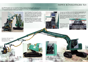Utilaje de recoltat bușteni Impex Königstiger T 25