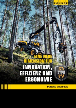 Utilaje de recoltat bușteni Ponsse Scorpion