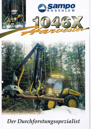 Utilaje de recoltat bușteni Sampo Rosenlew SR 1046 X