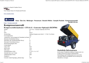 Compresoare de aer portabile - diesel, electrice, pe benzină CompAir C 55-14